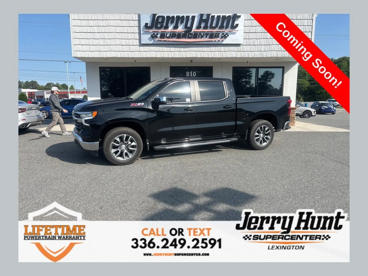 Black 2024 Chevrolet Silverado 1500 LT for sale in Lexington, NC
