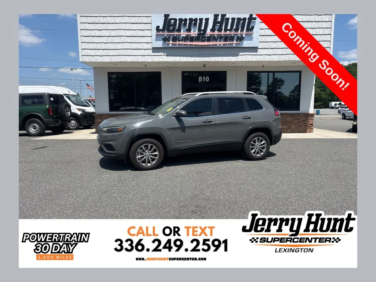Gray 2021 Jeep Cherokee Latitude Lux for sale in Lexington, NC