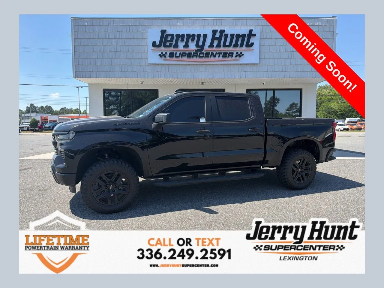 Black 2024 Chevrolet Silverado 1500 Custom for sale in Lexington, NC