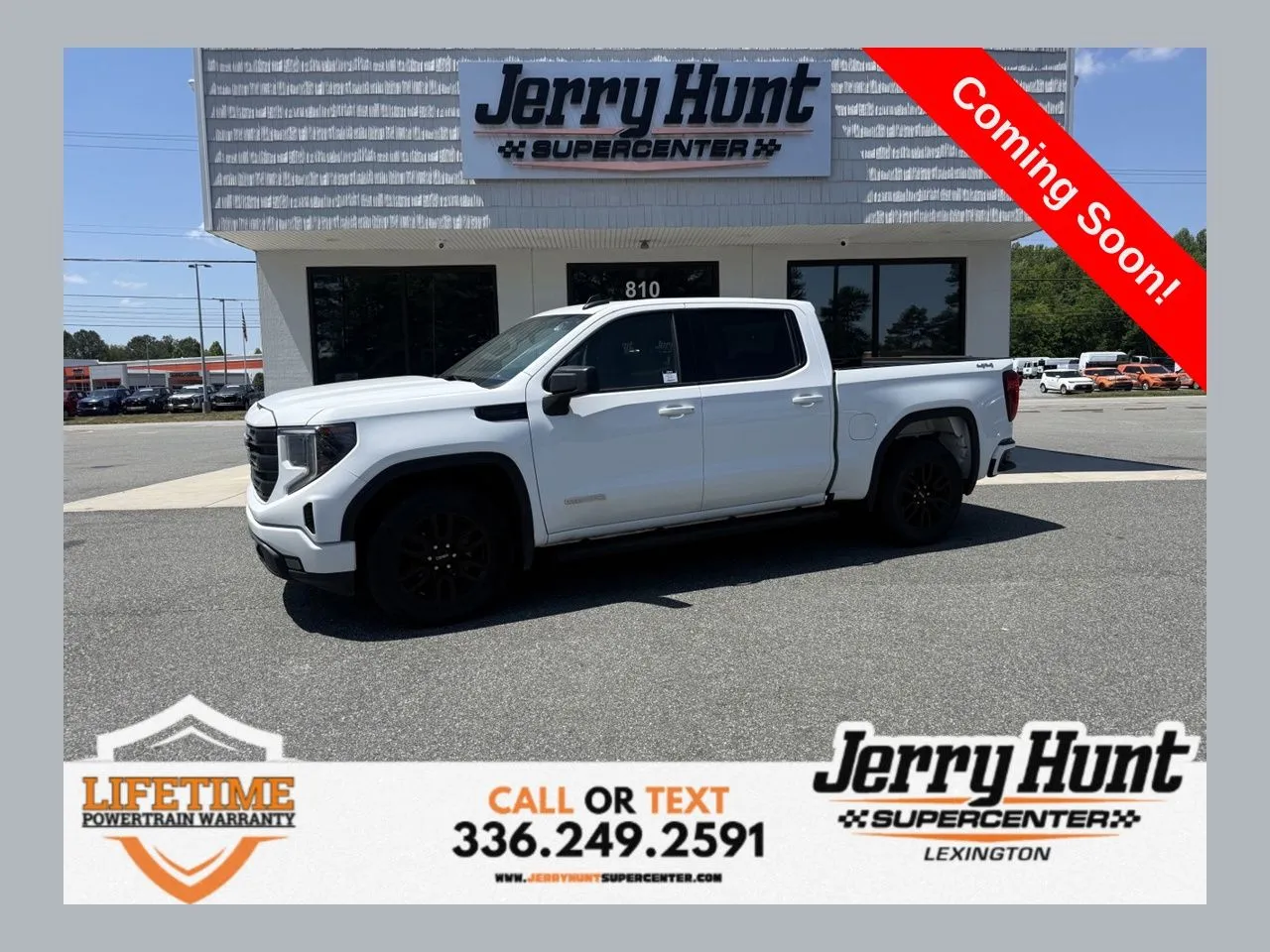 White 2024 GMC Sierra 1500 Elevation for sale in Lexington, NC