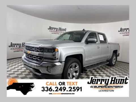 Silver 2017 Chevrolet Silverado 1500 LTZ for sale in Lexington, NC