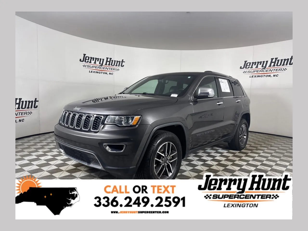 Gray 2021 Jeep Grand Cherokee Limited for sale in Lexington, NC