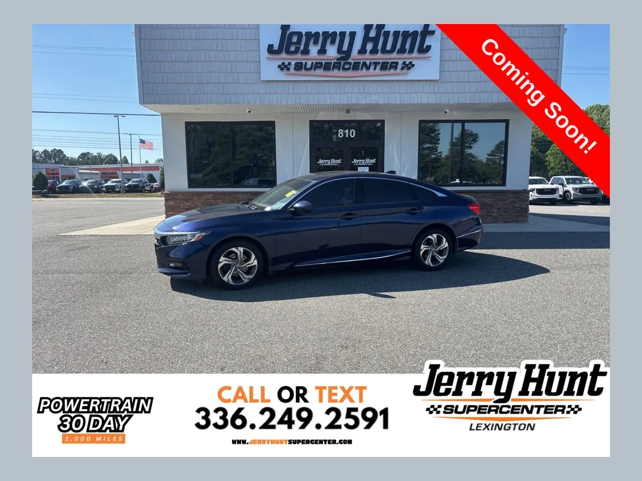 Black 2020 Honda Accord EX for sale in Lexington, NC