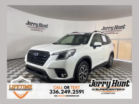 White 2022 Subaru Forester Premium for sale in Lexington, NC