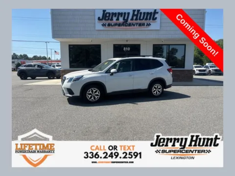 White 2022 Subaru Forester Premium for sale in Lexington, NC
