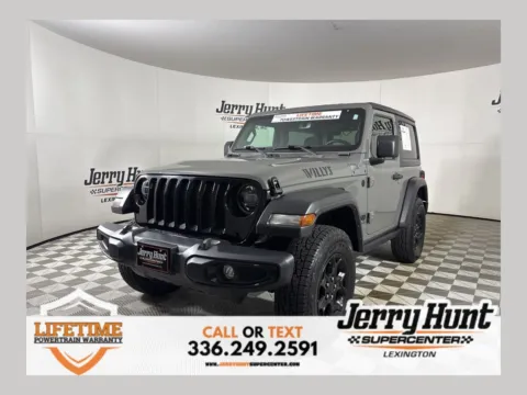 Gray 2022 Jeep Wrangler Willys for sale in Lexington, NC
