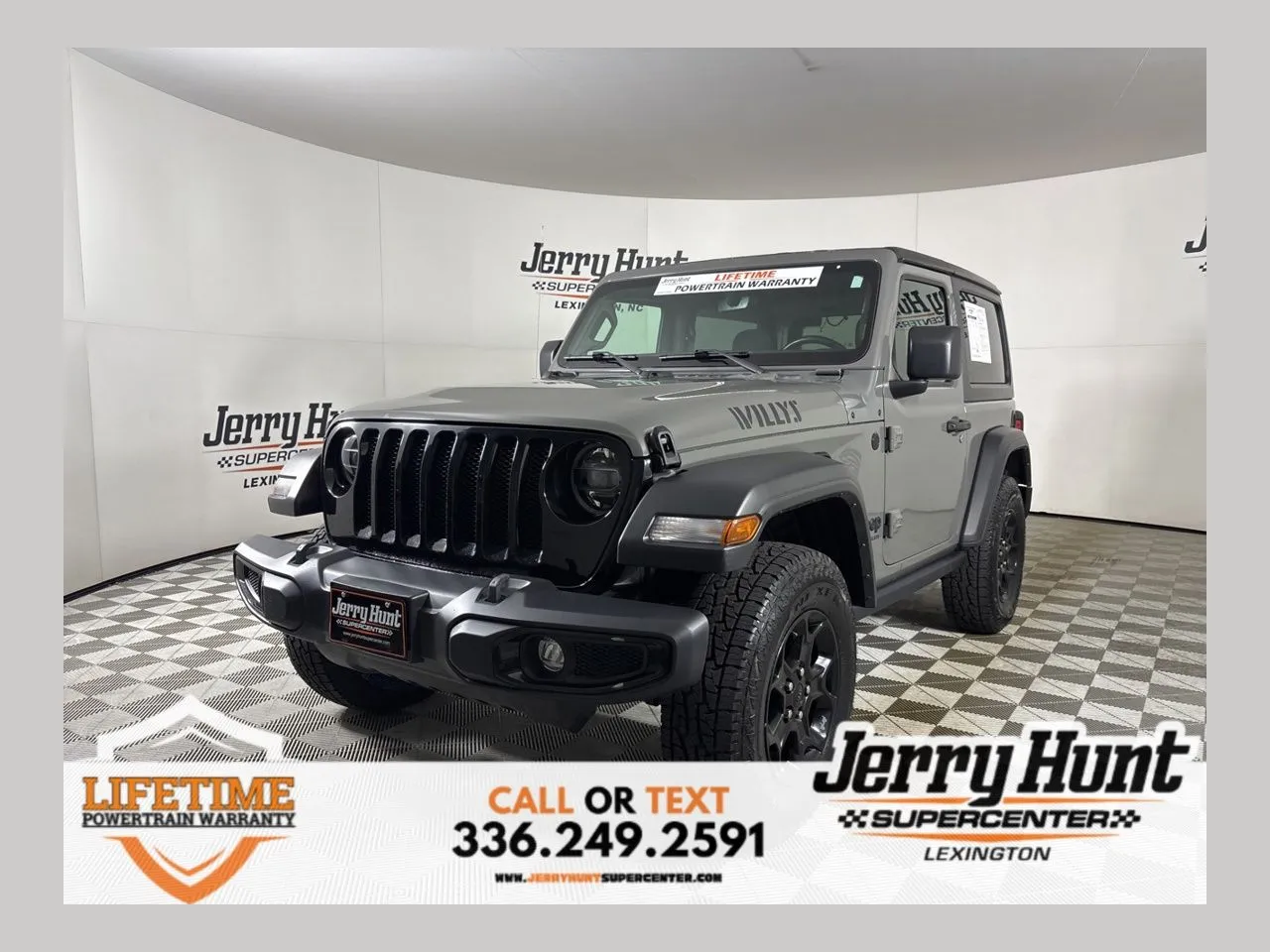 Gray 2022 Jeep Wrangler Willys for sale in Lexington, NC