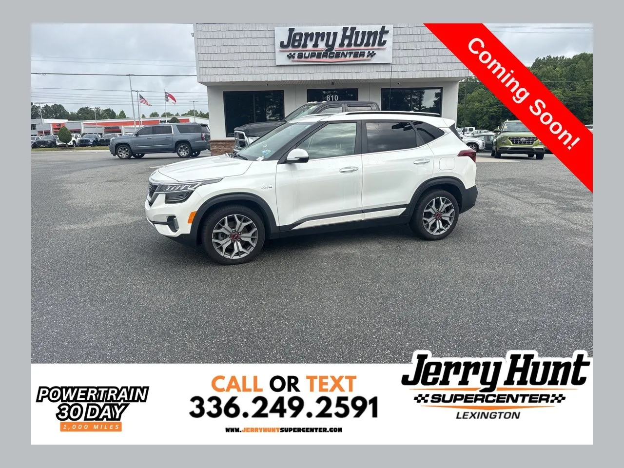 White 2021 Kia Seltos SX for sale in Lexington, NC