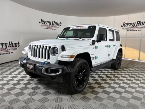 White 2022 Jeep Wrangler Unlimited Sahara 4xe for sale in Lexington, NC
