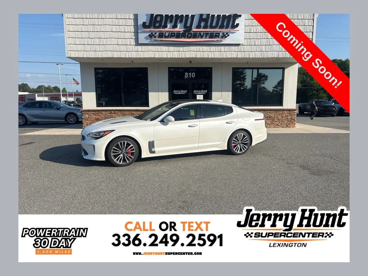 White 2018 Kia Stinger Premium for sale in Lexington, NC