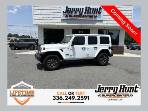 White 2025 Jeep Wrangler Sahara for sale in Lexington, NC