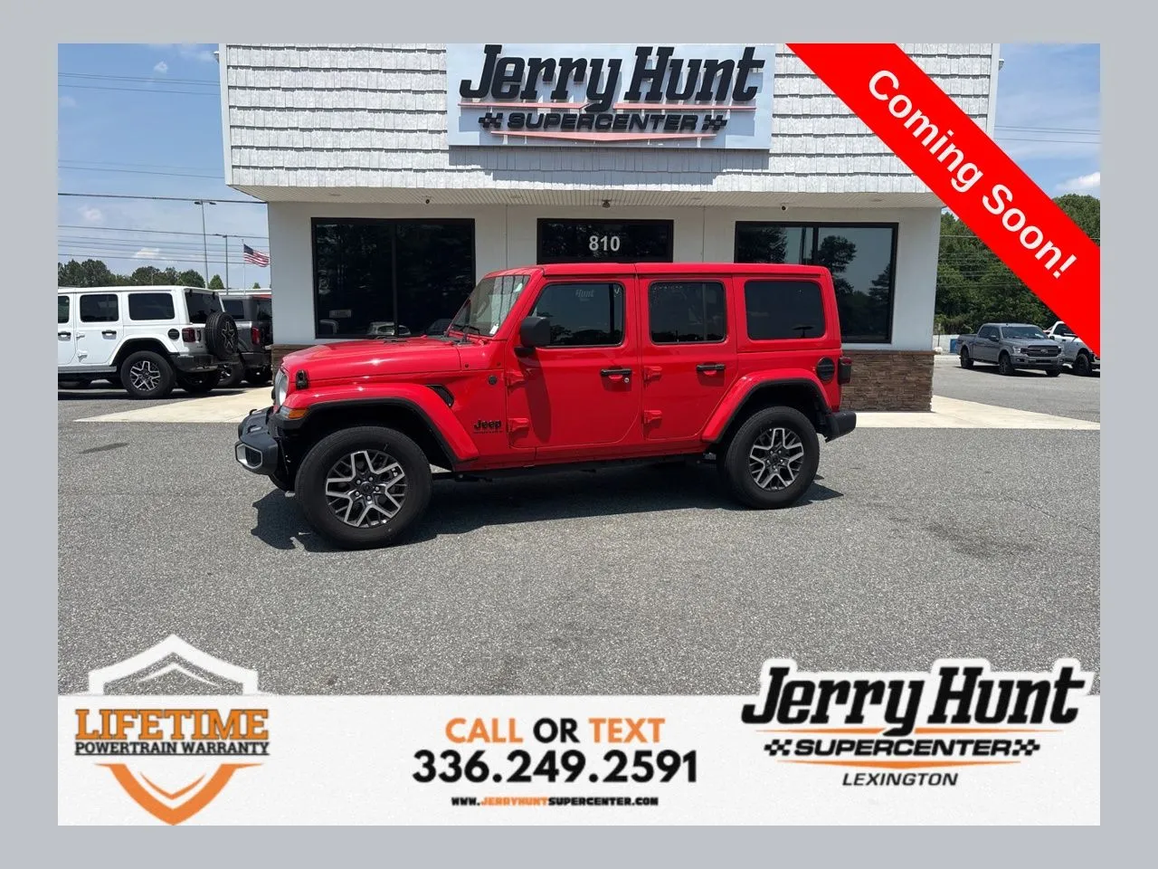 Red 2025 Jeep Wrangler Sahara for sale in Lexington, NC