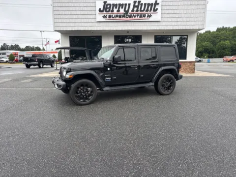 Black 2021 Jeep Wrangler Unlimited Sahara High Altitude 4xe for sale in Lexington, NC