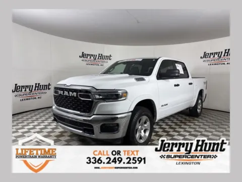 White 2025 Ram 1500 Big Horn/Lone Star for sale in Lexington, NC