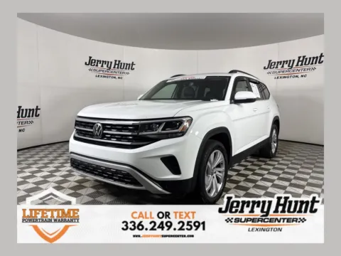White 2023 Volkswagen Atlas 3.6L V6 SE w/Technology for sale in Lexington, NC