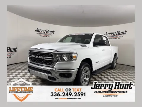 White 2022 Ram 1500 Big Horn/Lone Star for sale in Lexington, NC