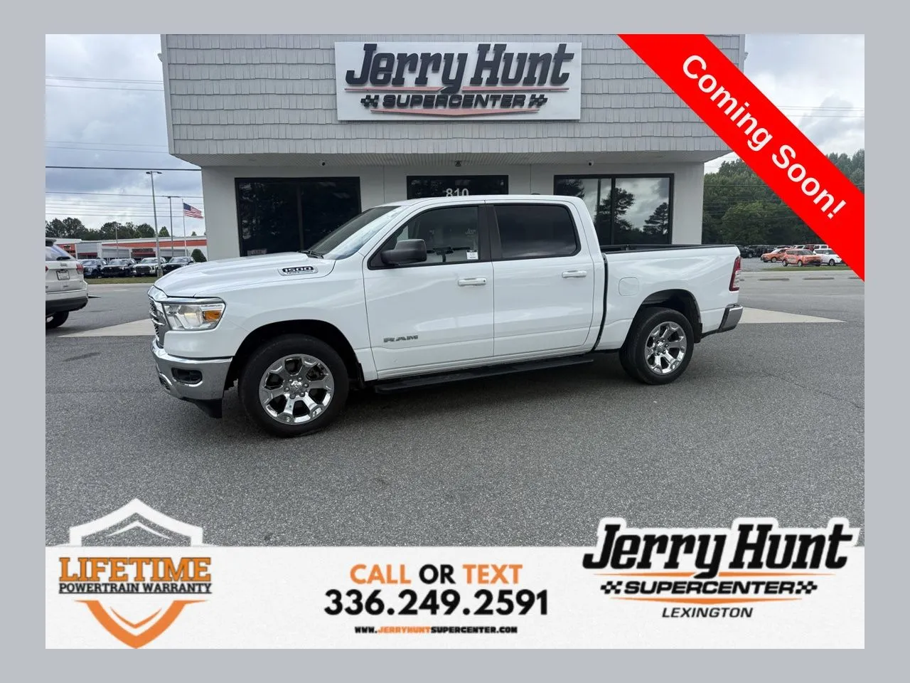 White 2022 Ram 1500 Big Horn/Lone Star for sale in Lexington, NC