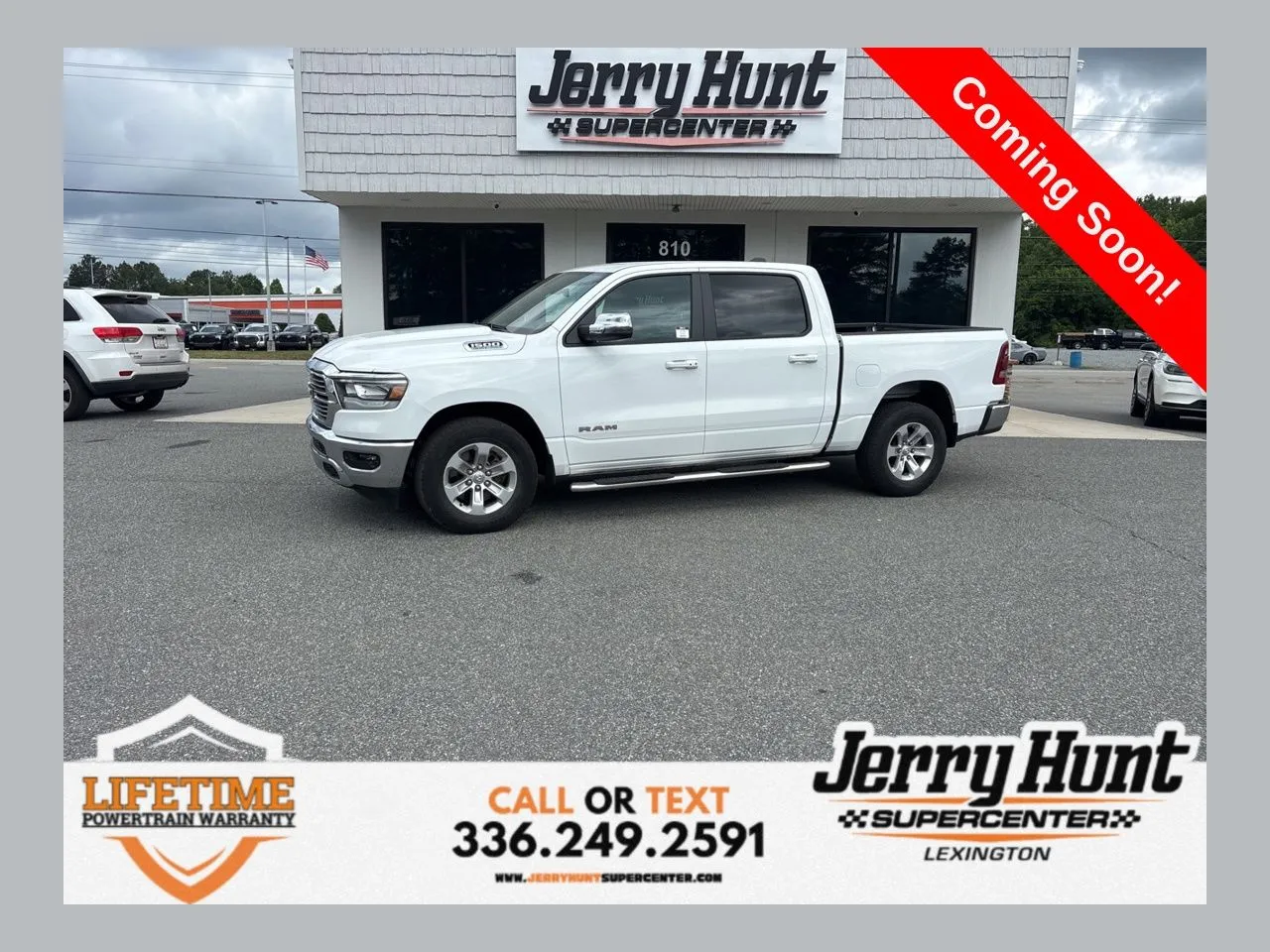 White 2024 Ram 1500 Laramie for sale in Lexington, NC