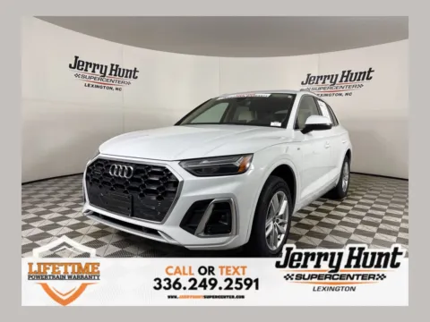 White 2023 Audi Q5 45 S line Premium for sale in Lexington, NC