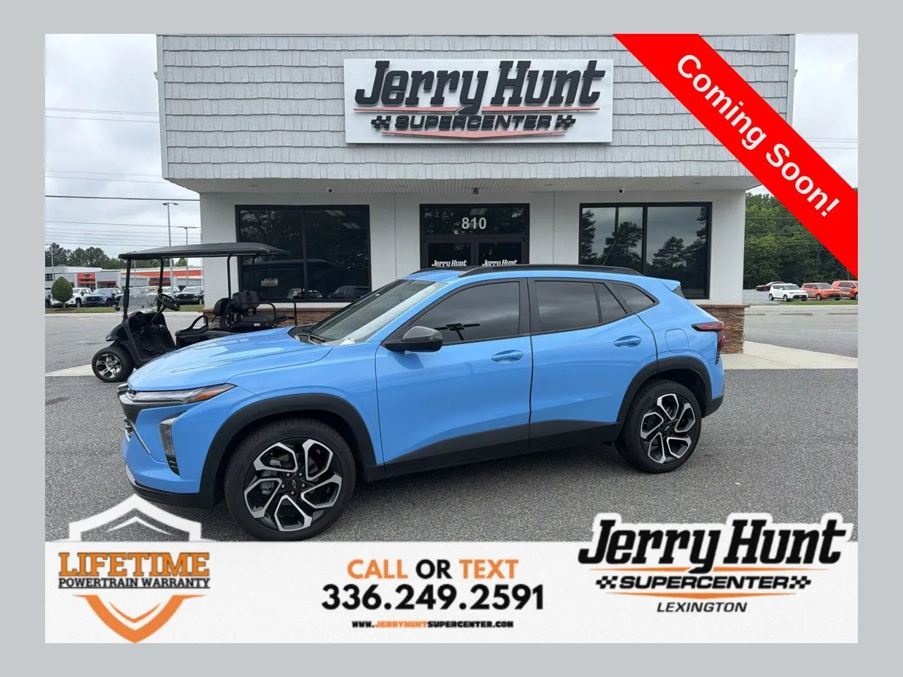 Blue 2024 Chevrolet Trax 2RS for sale in Lexington, NC