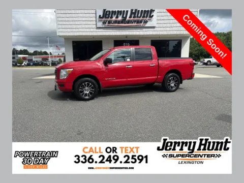 Red 2021 Nissan Titan SV for sale in Lexington, NC