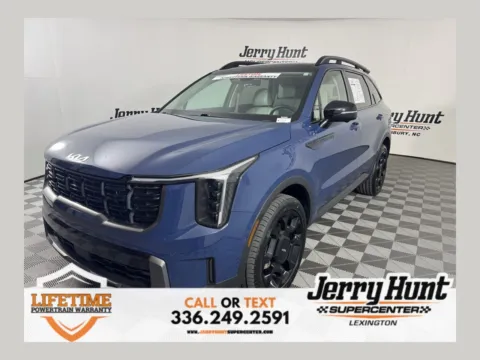 Blue 2024 Kia Sorento X-Line SX for sale in Lexington, NC