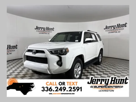 White 2019 Toyota 4Runner SR5 for sale in Lexington, NC