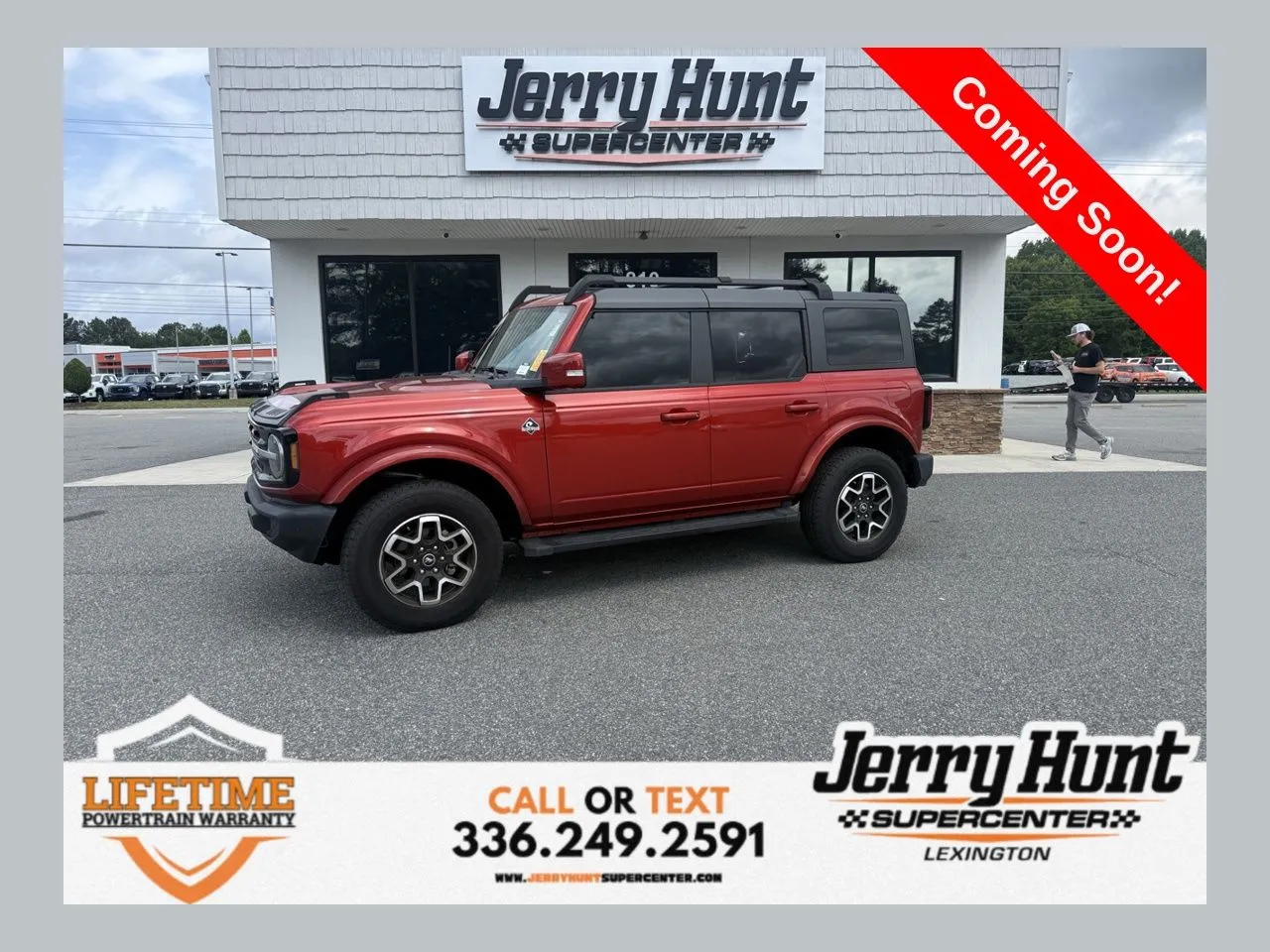 Red 2024 Ford Bronco Outer Banks for sale in Lexington, NC