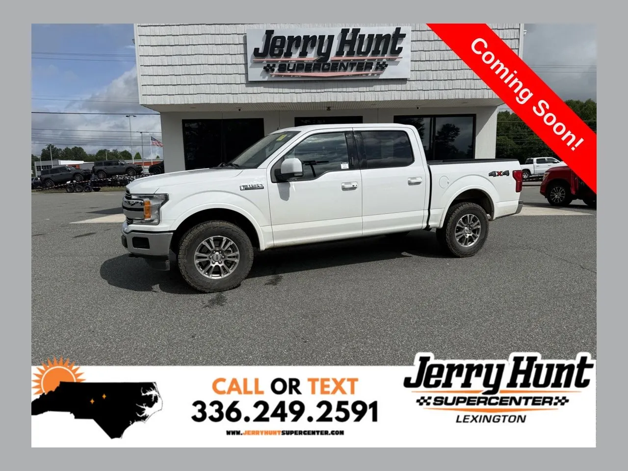 White 2020 Ford F-150 Lariat for sale in Lexington, NC