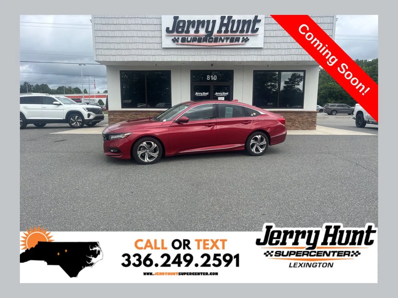 Red 2020 Honda Accord EX for sale in Lexington, NC