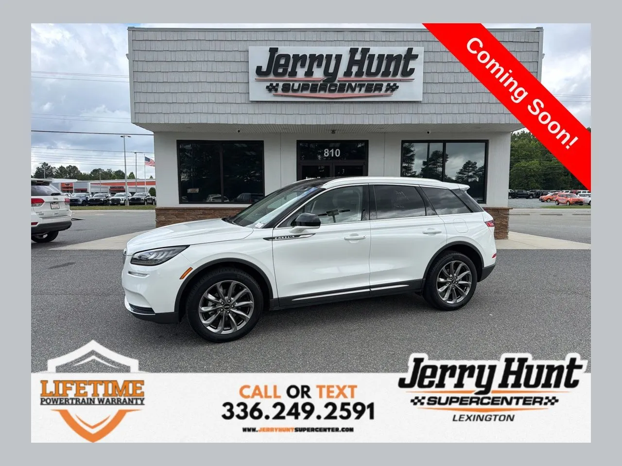 White 2022 Lincoln Corsair Standard for sale in Lexington, NC