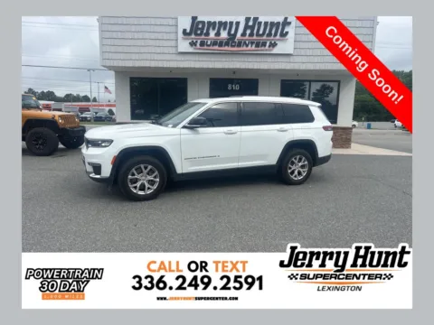 White 2021 Jeep Grand Cherokee L Limited for sale in Lexington, NC