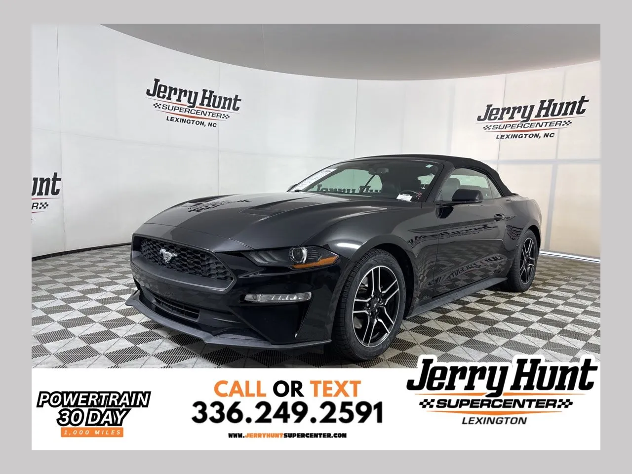 Black 2018 Ford Mustang EcoBoost Premium for sale in Lexington, NC
