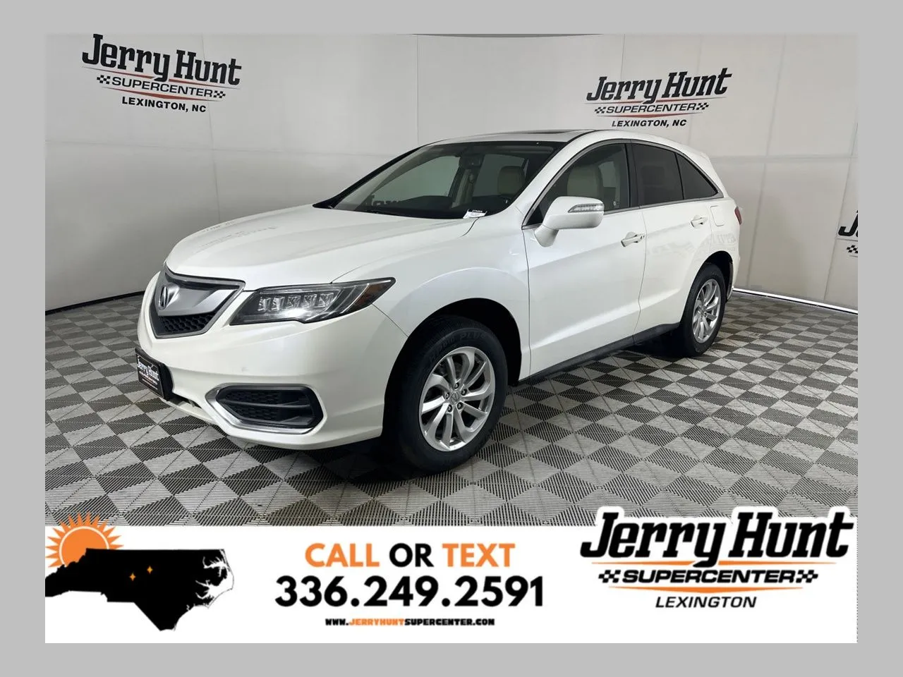 White 2017 Acura RDX Technology Package for sale in Lexington, NC