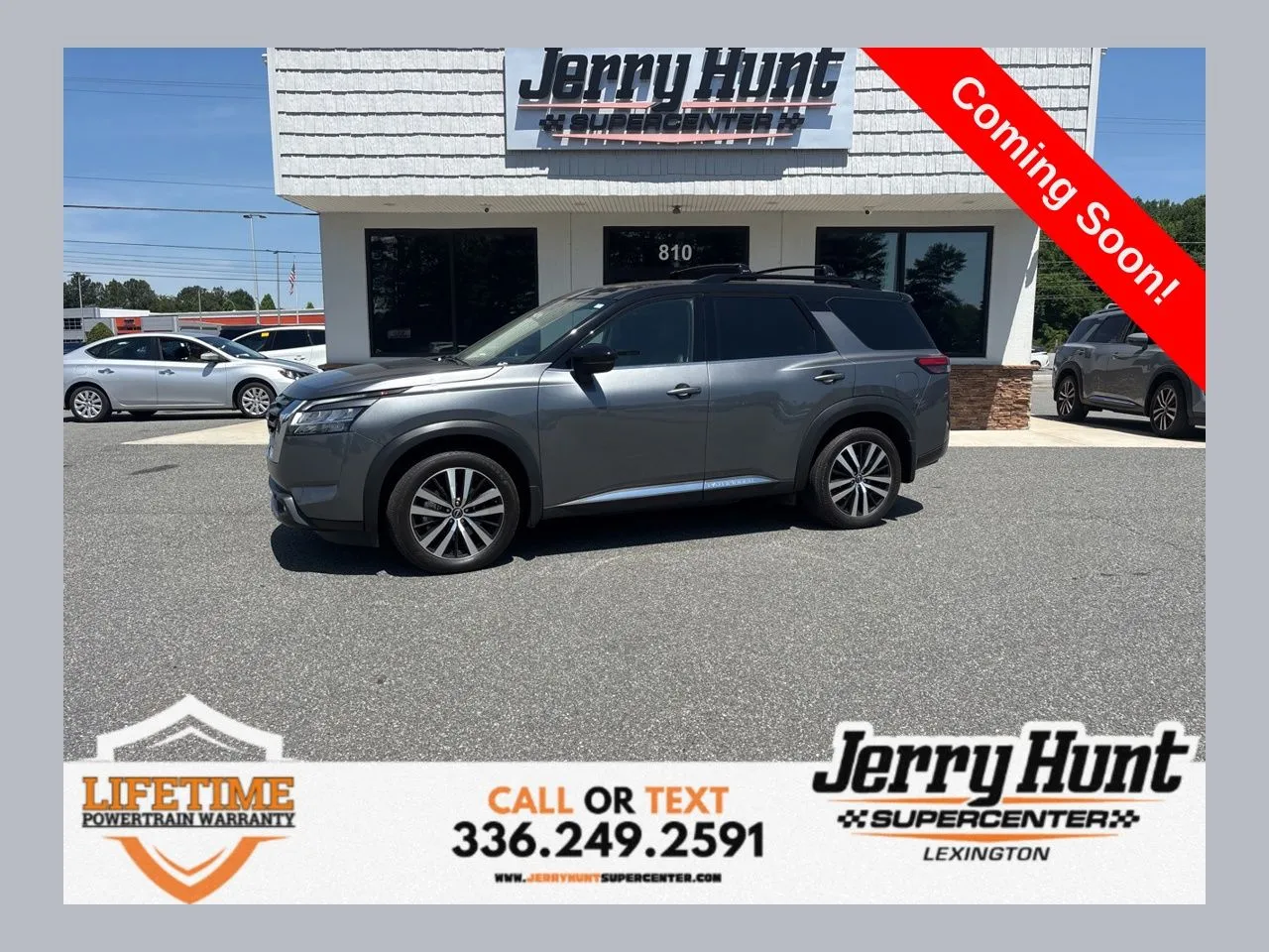 Gray 2024 Nissan Pathfinder Platinum for sale in Lexington, NC