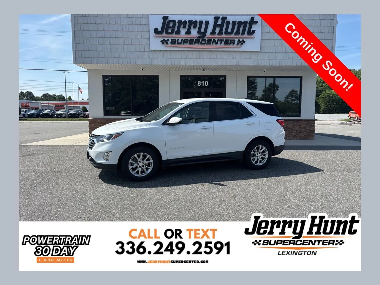 White 2020 Chevrolet Equinox LT for sale in Lexington, NC