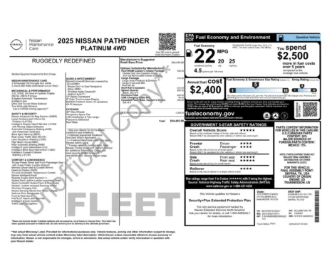 More photos of 2025 Nissan Pathfinder Platinum at Jerry Hunt Supercenter - Lexington, NC