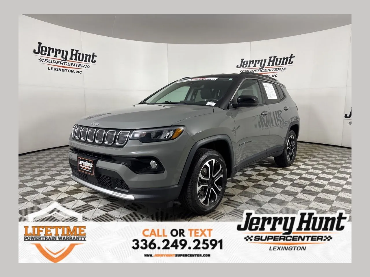 Gray 2022 Jeep Compass Limited for sale in Lexington, NC