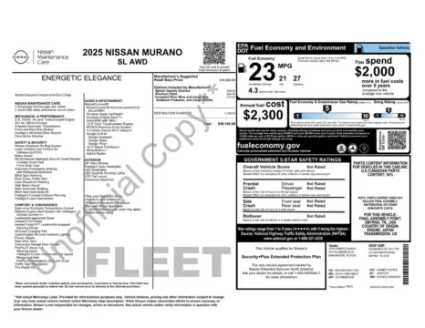 More photos of 2025 Nissan Murano SL at Jerry Hunt Supercenter - Lexington, NC
