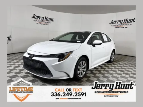 White 2022 Toyota Corolla LE for sale in Lexington, NC