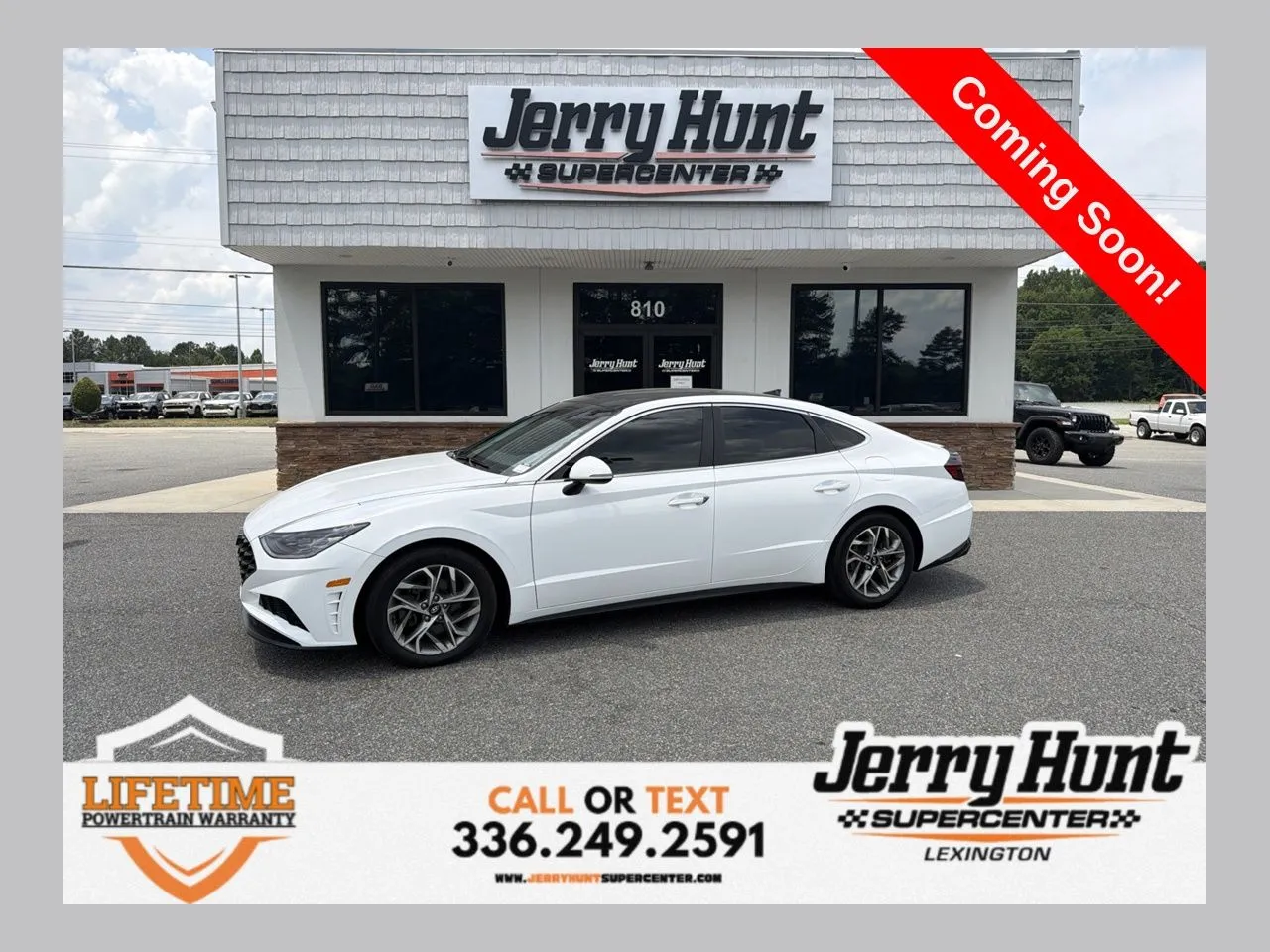 White 2023 Hyundai Sonata SEL for sale in Lexington, NC