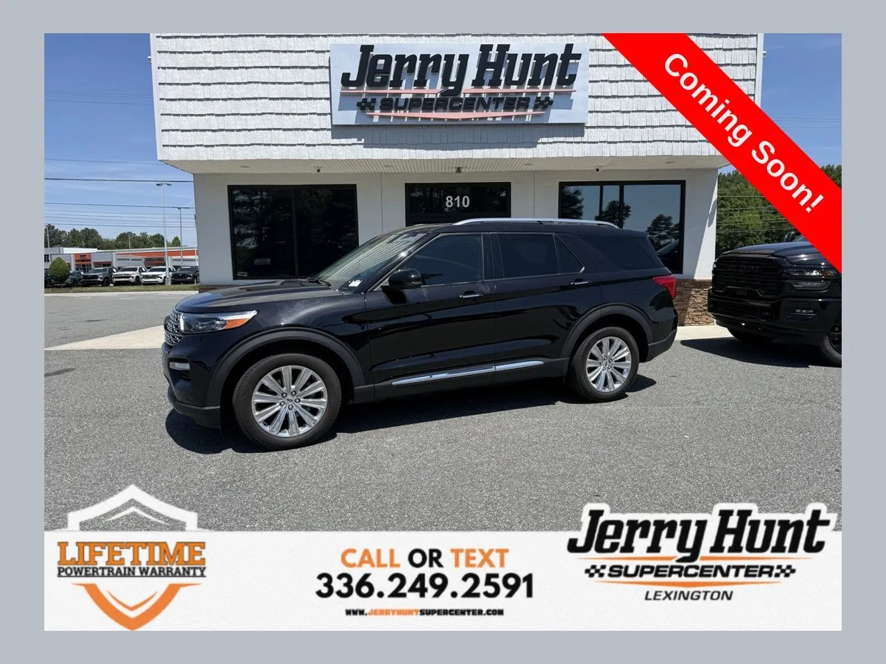 Black 2023 Ford Explorer Limited for sale in Lexington, NC