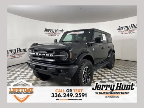 Black 2023 Ford Bronco Outer Banks for sale in Lexington, NC