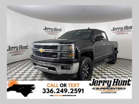 Black 2015 Chevrolet Silverado 1500 LT for sale in Lexington, NC