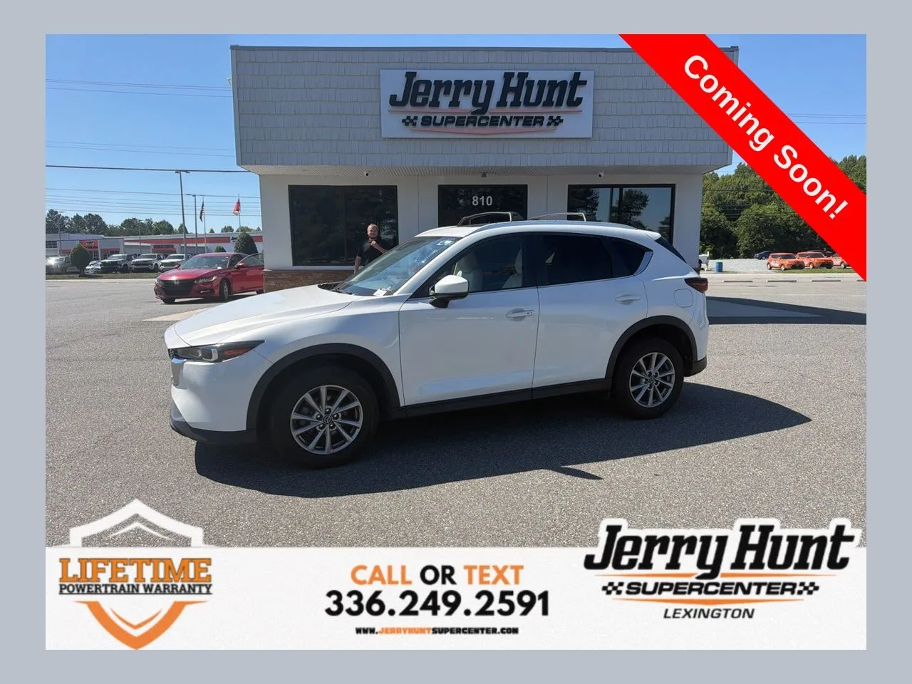 White 2023 Mazda CX-5 2.5 S Preferred Package for sale in Lexington, NC