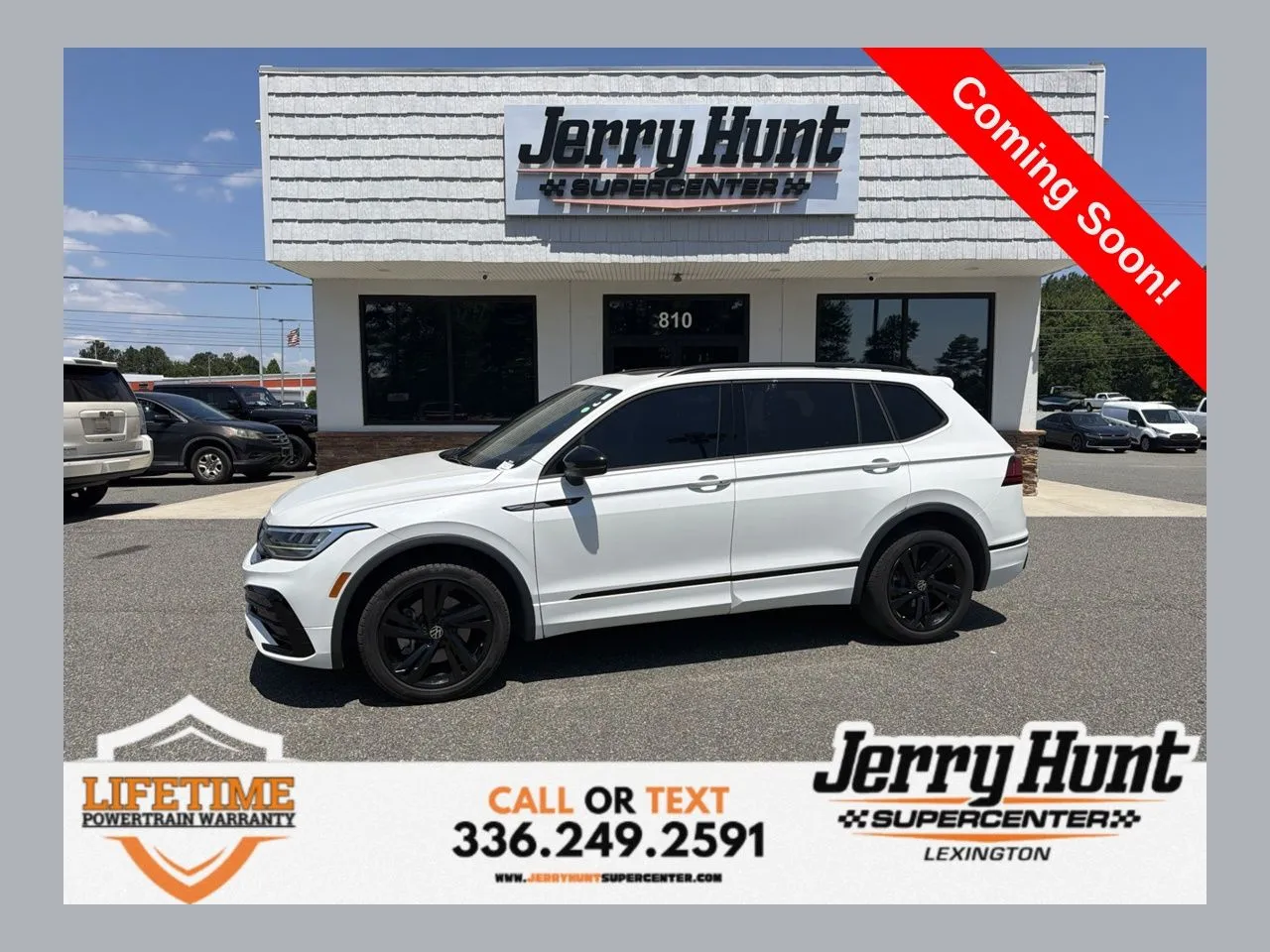 White 2023 Volkswagen Tiguan 2.0T SE R-Line Black for sale in Lexington, NC