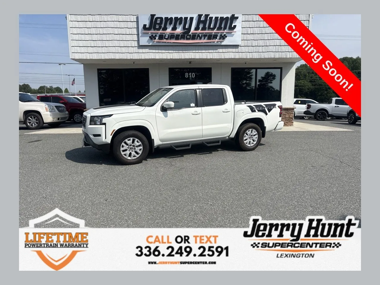 White 2023 Nissan Frontier SV for sale in Lexington, NC