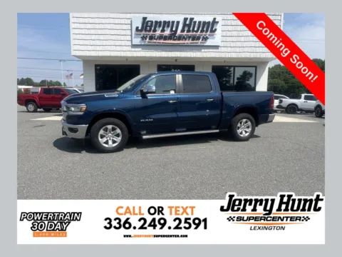 Blue 2021 Ram 1500 Laramie for sale in Lexington, NC
