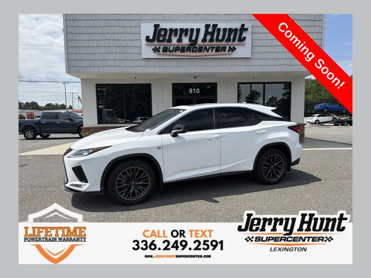 White 2022 Lexus RX 350 F Sport Handling for sale in Lexington, NC