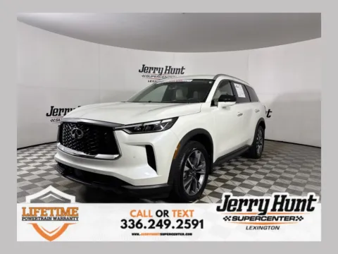 White 2023 INFINITI QX60 LUXE for sale in Lexington, NC